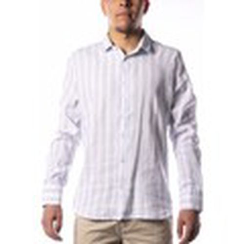 Camisa manga larga Camicia S.L.56 Berenice A Righe Bianco Azzurro para hombre - Sl56 - Modalova