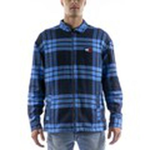 Camisa manga larga Camicia Buffalo Check Blu para hombre - Tommy Hilfiger - Modalova