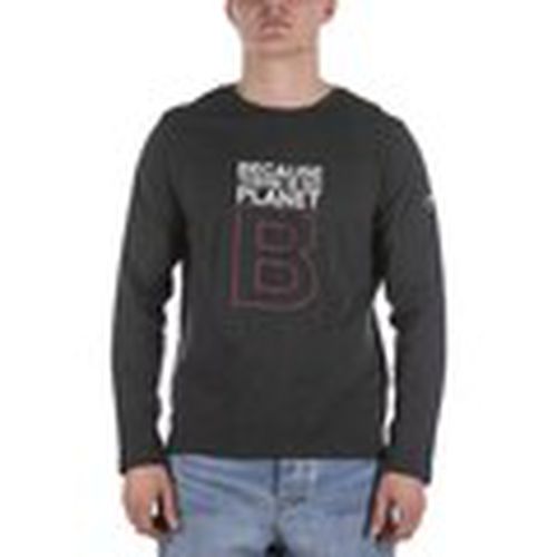 Tops y Camisetas T-Shirt Greatalf B Manica Lunga Nero para hombre - Ecoalf - Modalova