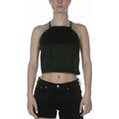 Camiseta tirantes Top Repeat Logo Sleevele Nero para mujer - Calvin Klein Jeans - Modalova