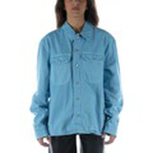 Camisa manga larga Camicia Shirt Jacket Azzurro para hombre - Calvin Klein Jeans - Modalova