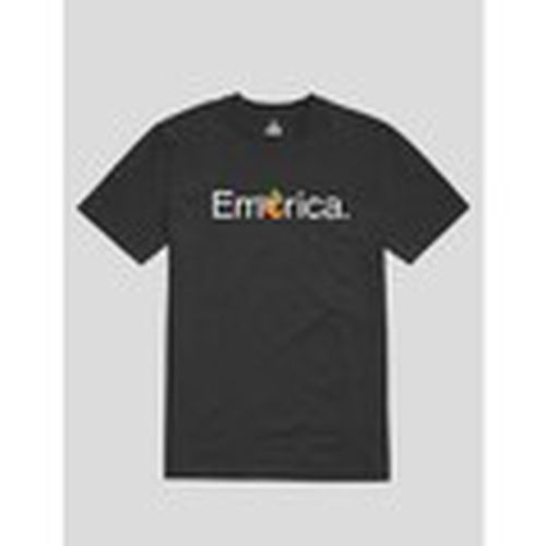 Camiseta CAMISETA X OJ WHEELS PURE TEE BLACK para hombre - Emerica - Modalova