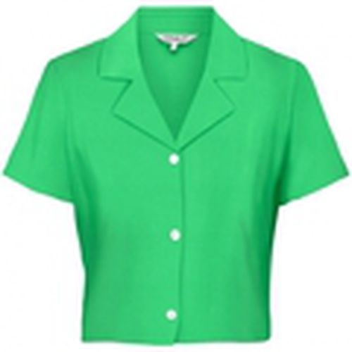 Blusa Shirt Caro Linen - Summer Green para mujer - Only - Modalova