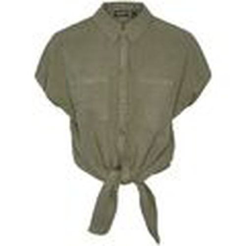 Camisa 17124357 VINSTY-DEPP LICHEN GREEN para mujer - Pieces - Modalova