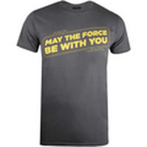 Camiseta manga larga May The Force Be With You para hombre - Disney - Modalova