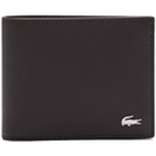 Cartera Billfold Leather Wallet - Marron para hombre - Lacoste - Modalova