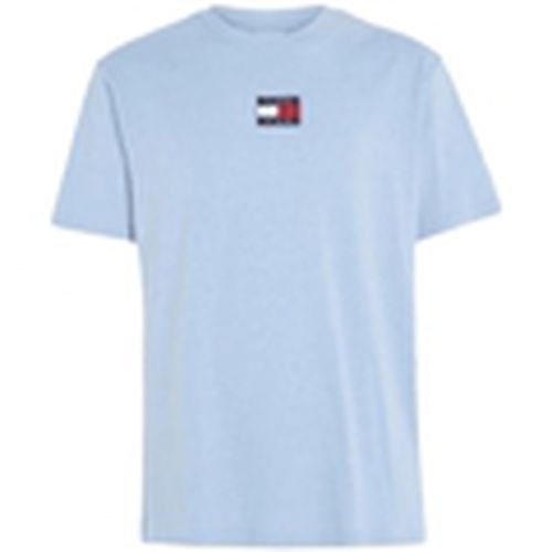Camiseta Original flag logo center para hombre - Tommy Jeans - Modalova