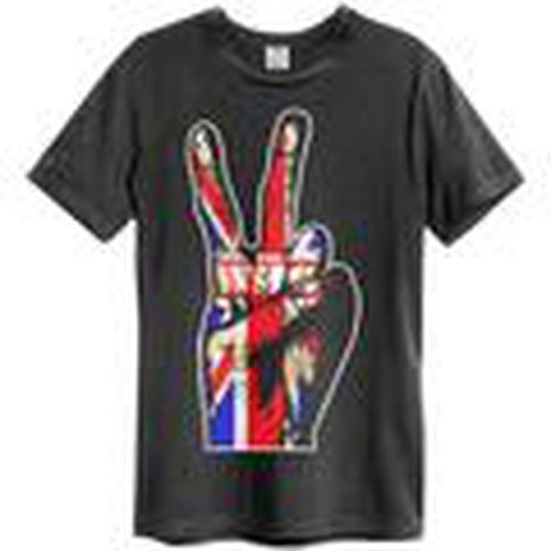 Camiseta manga larga Union Jack Hand para hombre - Amplified - Modalova