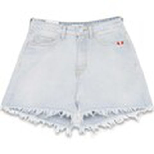 Jeans Short Ivy Denim Sun Bleach para mujer - Amish - Modalova