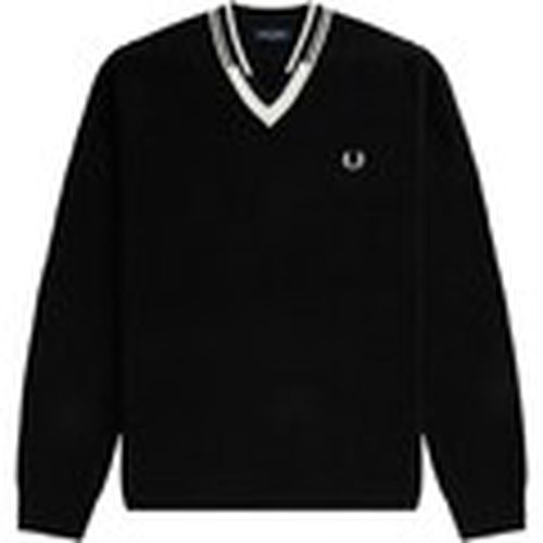 Jersey Fp Abstract Tipped V-Neck Jumper para hombre - Fred Perry - Modalova