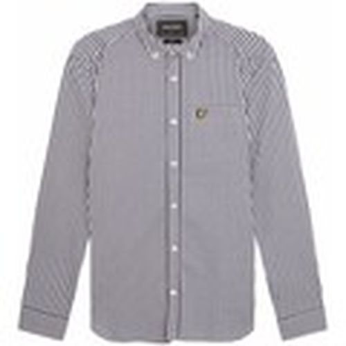 Camisa manga larga Chemise slim Slim Gingham para hombre - Lyle & Scott - Modalova