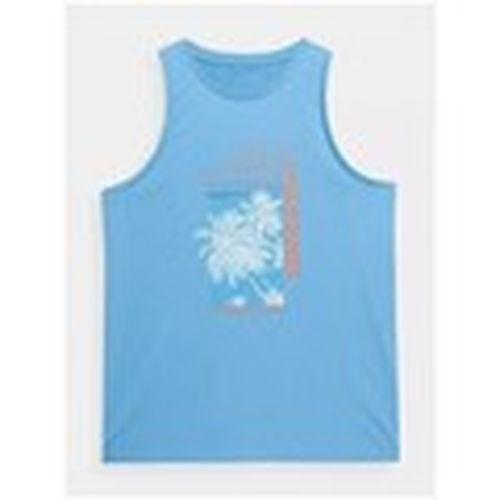 Camiseta tirantes SS23TTSHM354NIEBIESKI para hombre - 4F - Modalova