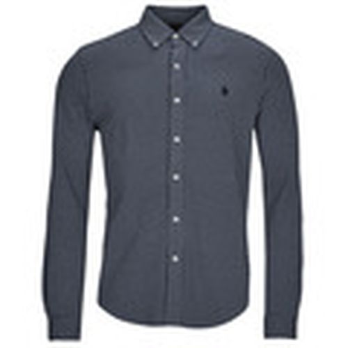 Camisa manga larga CHEMISE AJUSTEE COL BOUTONNE EN POLO FEATHERWEIGHT para hombre - Polo Ralph Lauren - Modalova