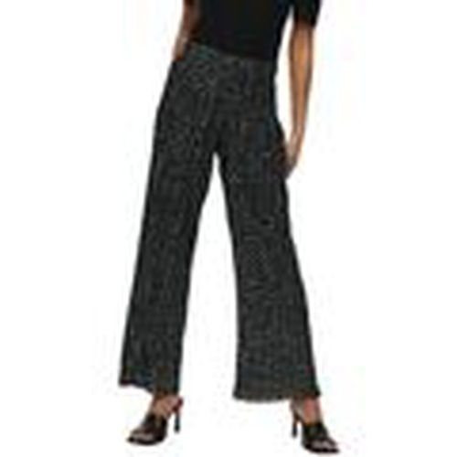 Pantalones Elema Pleated Trousers - Black Mini Flower para mujer - Only - Modalova