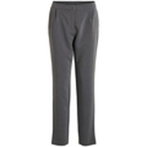 Pantalones Piper Pants - Dark Grey Melange para mujer - Vila - Modalova
