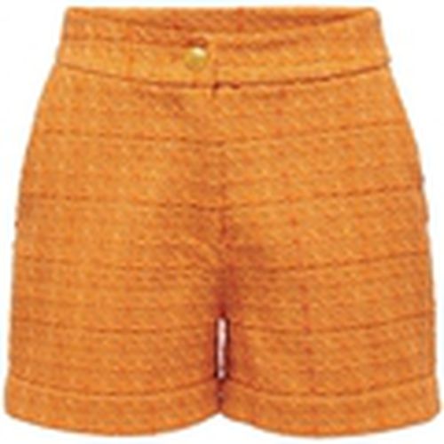 Short Billie Boucle Shorts - Apricot para mujer - Only - Modalova