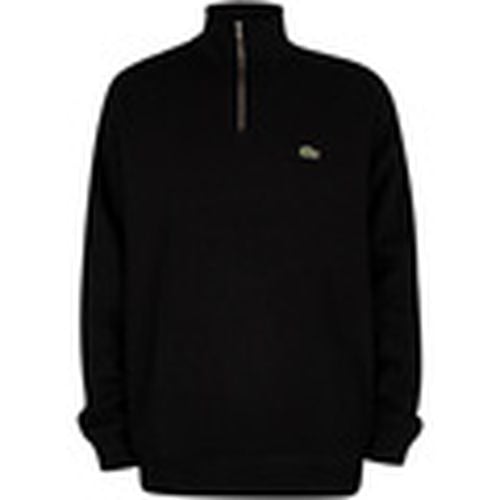 Jersey Sudadera de algodón con cuello de cremallera 1/4 para hombre - Lacoste - Modalova