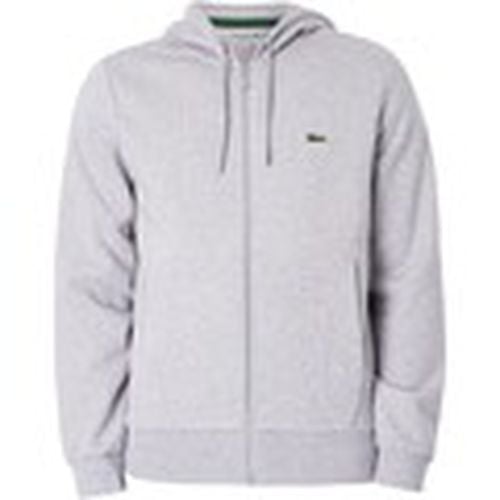 Jersey Sudadera con capucha y logo con cremallera para hombre - Lacoste - Modalova