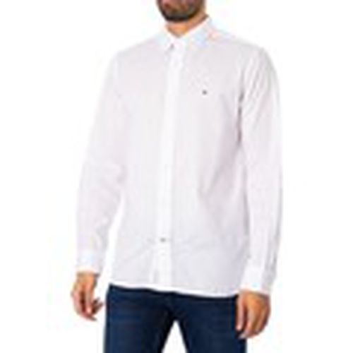 Camisa manga larga Camisa De Popelina Core Flex para hombre - Tommy Hilfiger - Modalova