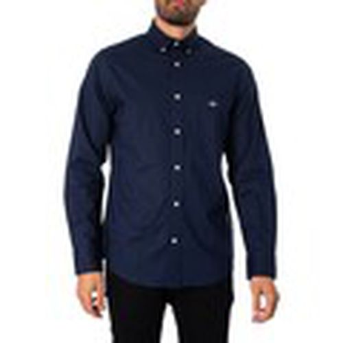 Camisa manga larga Camisa de popelina regular para hombre - Gant - Modalova