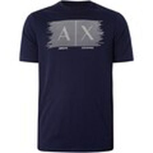Camiseta Camiseta Gráfica Logotipo Despojado para hombre - EAX - Modalova