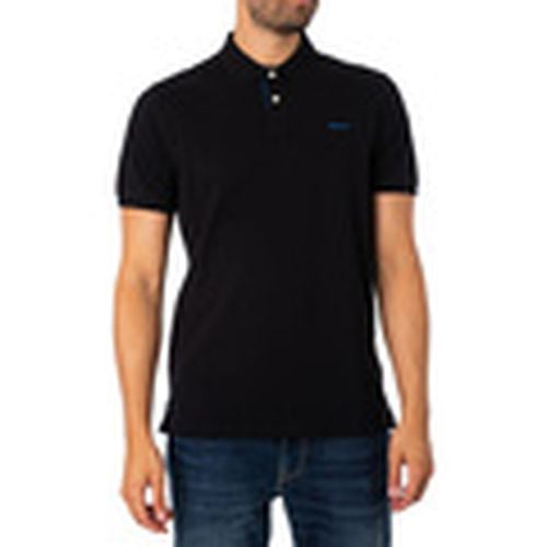 Polo Polo regular de piqué en contraste para hombre - Gant - Modalova