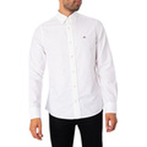 Camisa manga larga Camisa Oxford De Corte Slim para hombre - Gant - Modalova