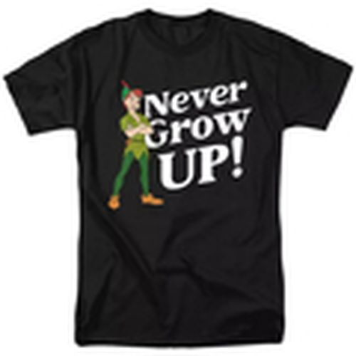 Camiseta manga larga Never Grow Up para hombre - Peter Pan - Modalova