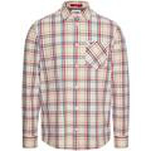 Camisa manga larga TJM CLSC CHECK POCKET SHIRT para hombre - Tommy Jeans - Modalova