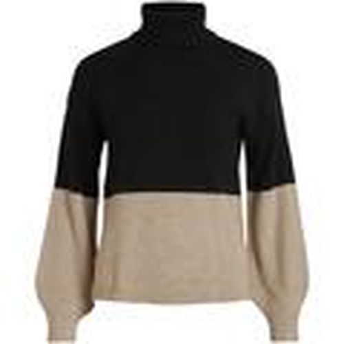 Jersey VIRIL BLOCKING ROLL-NK L/S KNIT para mujer - Vila - Modalova