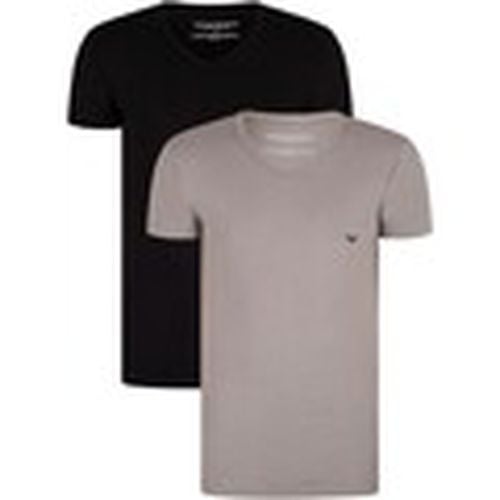 Pijama Pack De 2 Camisetas Lounge Con Cuello De Pico para hombre - Emporio Armani - Modalova