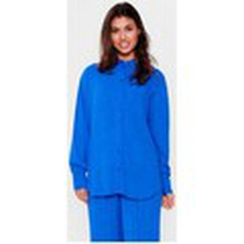 Camisa Nupamela Shirt Blue para mujer - Nümph - Modalova