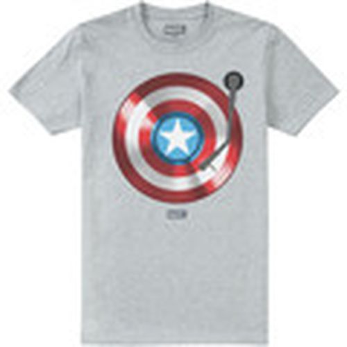 Camiseta manga larga Record para hombre - Captain America - Modalova