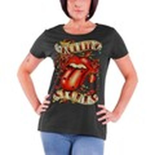 Camiseta manga larga RO1487 para mujer - The Rolling Stones - Modalova