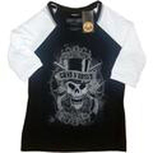 Camiseta manga larga Faded Skull para mujer - Guns N Roses - Modalova