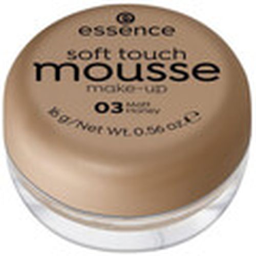 Base de maquillaje Soft Touch Mousse Foundation Make-up - 03 Matt Honey para mujer - Essence - Modalova