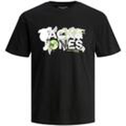 Camiseta 12240276 BLACK para hombre - Jack & Jones - Modalova