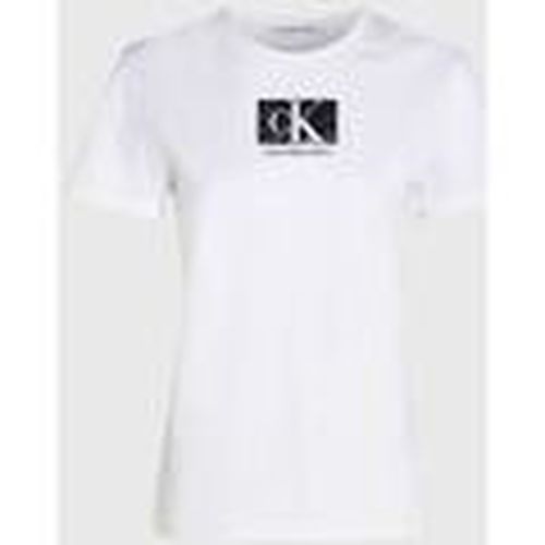 Camiseta CAMISETA CALVIN KELIN PRINTED BOX MUJER para mujer - Calvin Klein Jeans - Modalova