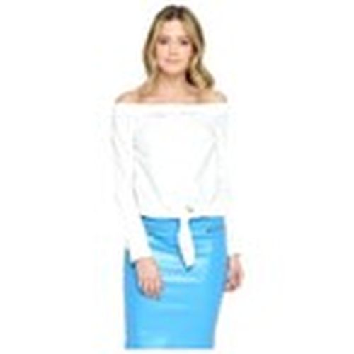 Blusa Julia Off Shoulder Shirt - White para mujer - Only - Modalova