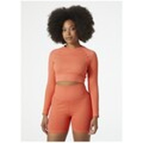 Camiseta manga larga Allure Seamless Crop Ls Top para mujer - Helly Hansen - Modalova