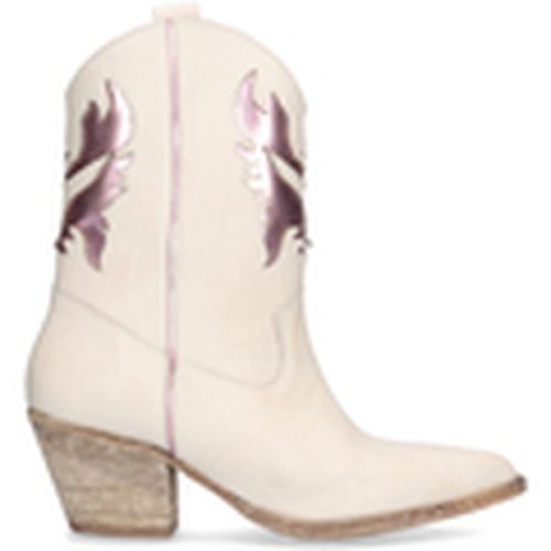 Botines BOTA ESTILO COWBOY CESAR-710 OFFWHITE para mujer - Exé Shoes - Modalova