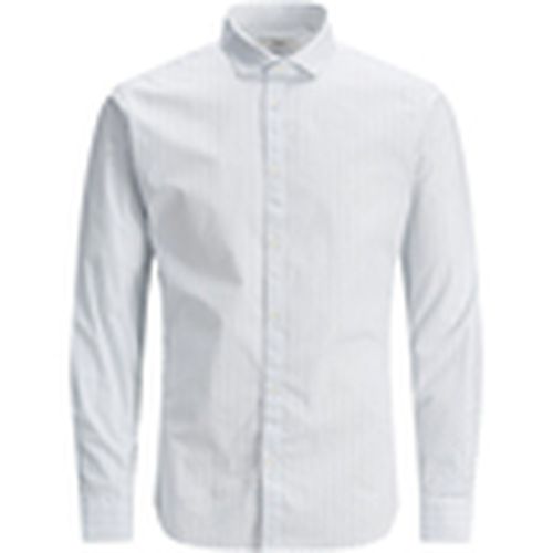 Camisa manga larga 12234533 JWHBLACKPOOL STRETCH SHIRT LS UK WHITE para hombre - Jack & Jones - Modalova