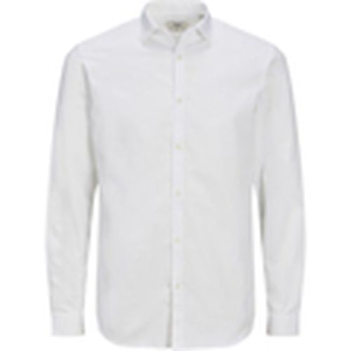 Camisa manga larga 12201905 JPRBLACARDIFF SHIRT LS NOOS WHITE para hombre - Jack & Jones - Modalova
