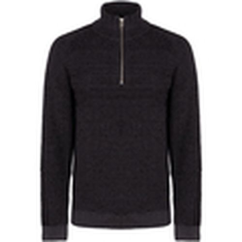 Jersey 12218852 JJPOWER KNIT HALF ZIP BLACK ASPHALT para hombre - Jack & Jones - Modalova