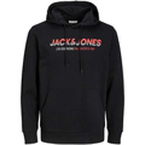 Jersey 12222892 JJWORK SWEAT HOOD BLACK para hombre - Jack & Jones - Modalova