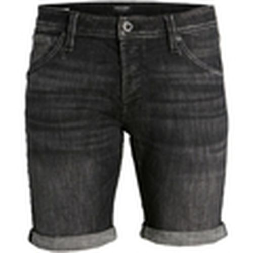 Short 12229104 JJIRICK JJFOX SHORTS GE 245 SN PLS BLACK DENIM para hombre - Jack & Jones - Modalova