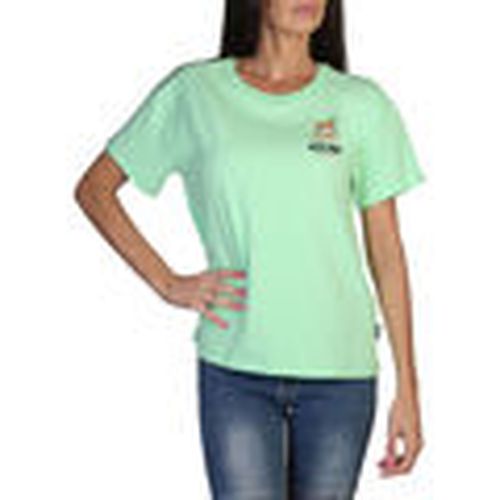 Camiseta A0784 4410 A0449 Green para mujer - Moschino - Modalova