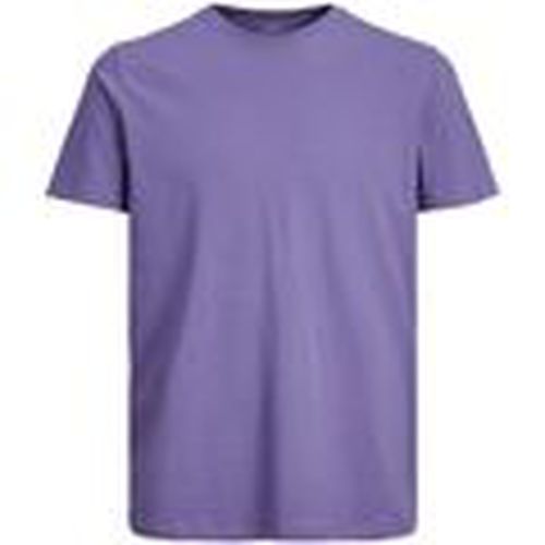 Tops y Camisetas 12156101 JJEORGANIC BASIC TEE-TWL PURPLE para hombre - Jack & Jones - Modalova