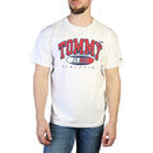 Tops y Camisetas dm0dm16407 ybr white para hombre - Tommy Hilfiger - Modalova