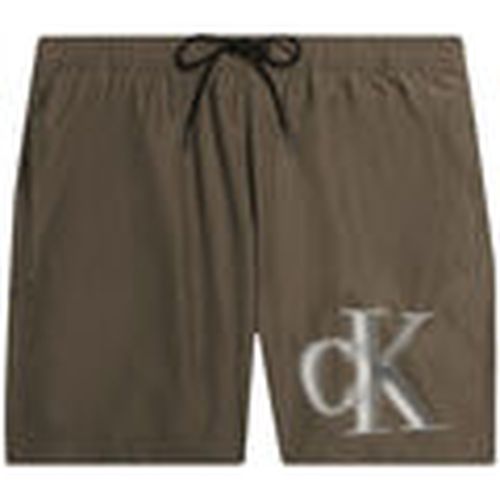 Short km0km00800-gxh brown para hombre - Calvin Klein Jeans - Modalova